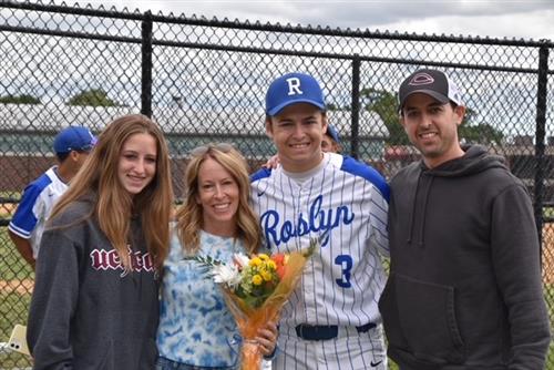 Senior Athlete and Family